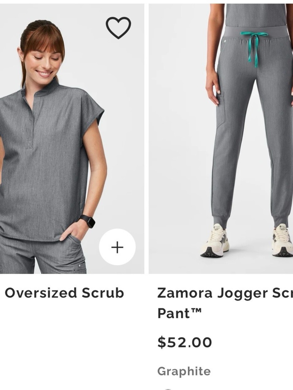 Women’s grey Figs - 7 items